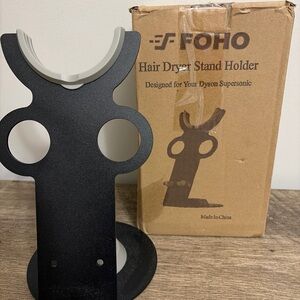 FOHO Hair Dryer Stand Holder for Dyson Super Sonic Dryer (1 missing piece)